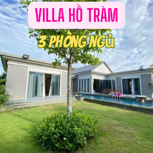 villa hồ tràm 3 phòng ngủ