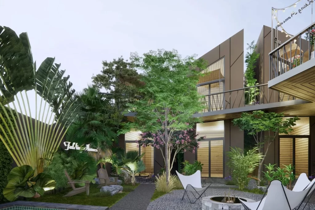 resort 4 sao ở hồ tràm