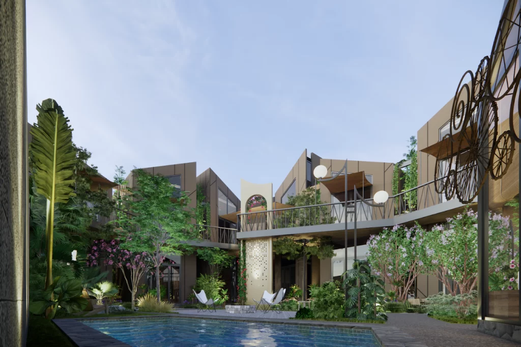 resort 4 sao ở hồ tràm