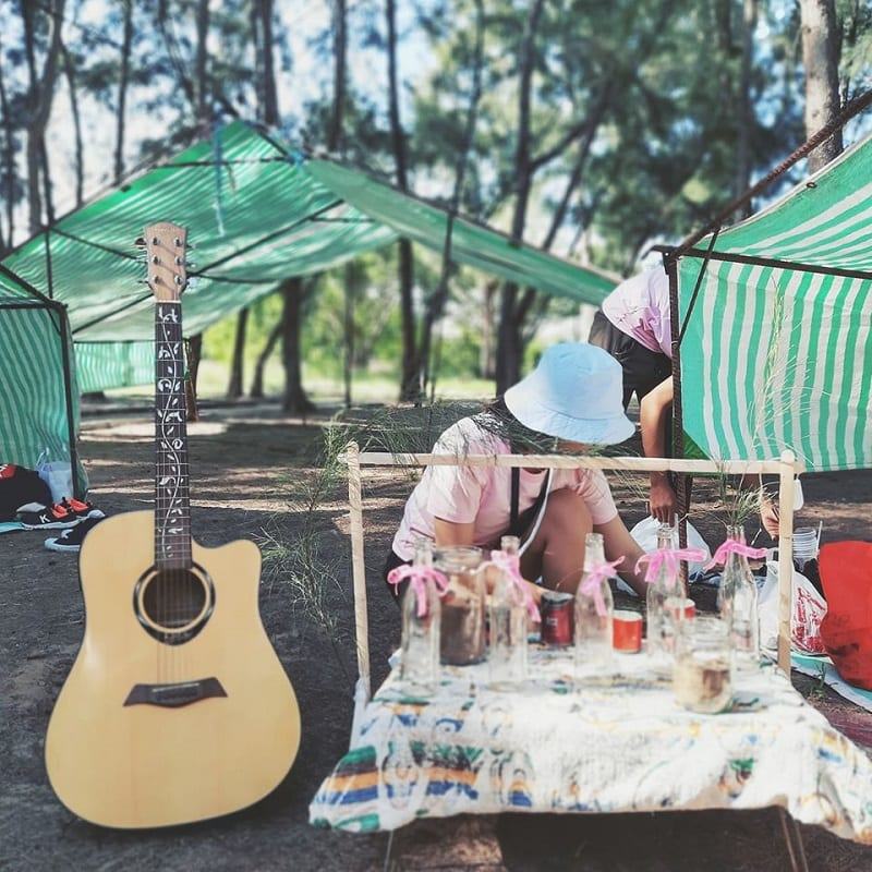 Kinh nghiệm camping Hồ Tràm cho người mới